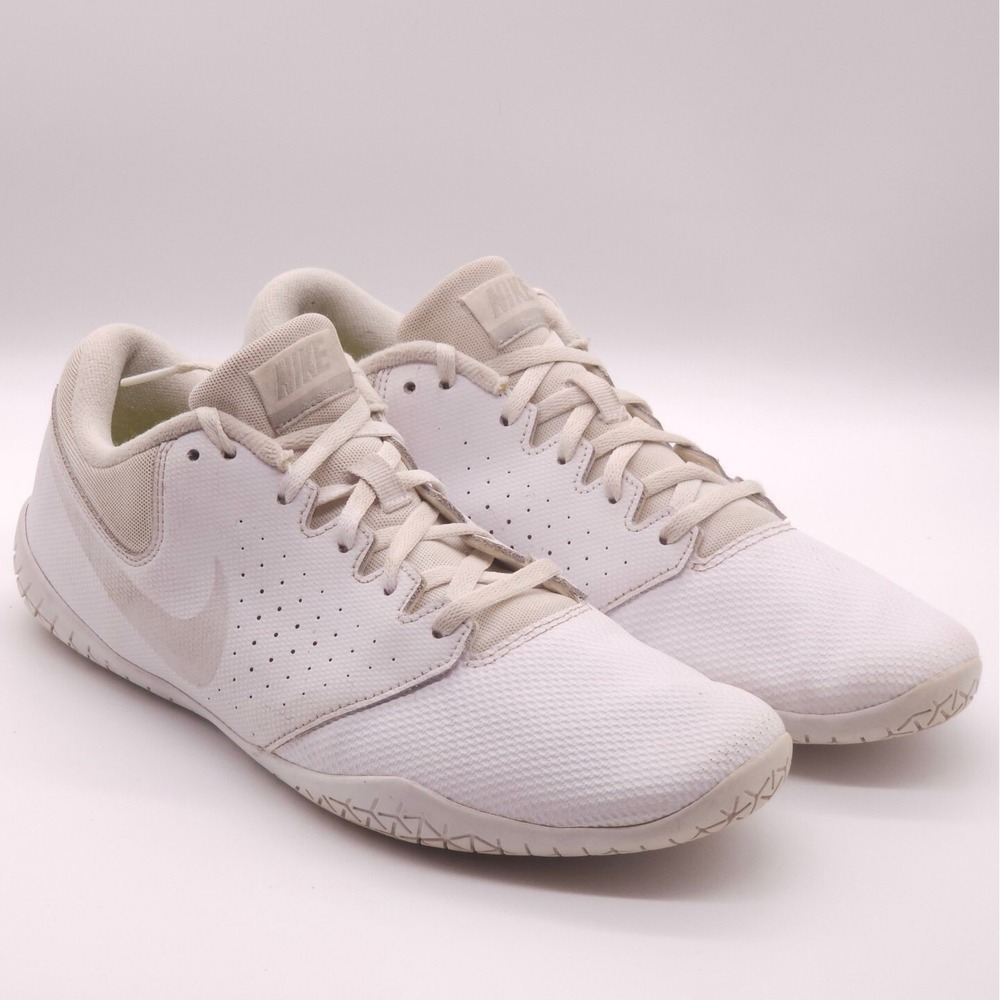 Nike Womens Cheer Sideline IV Shoes White 943790 Cheerleading Lace Up Size 10